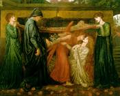但丁加百利罗塞蒂 - Dante's Dream at the Time of the Death of Beatrice